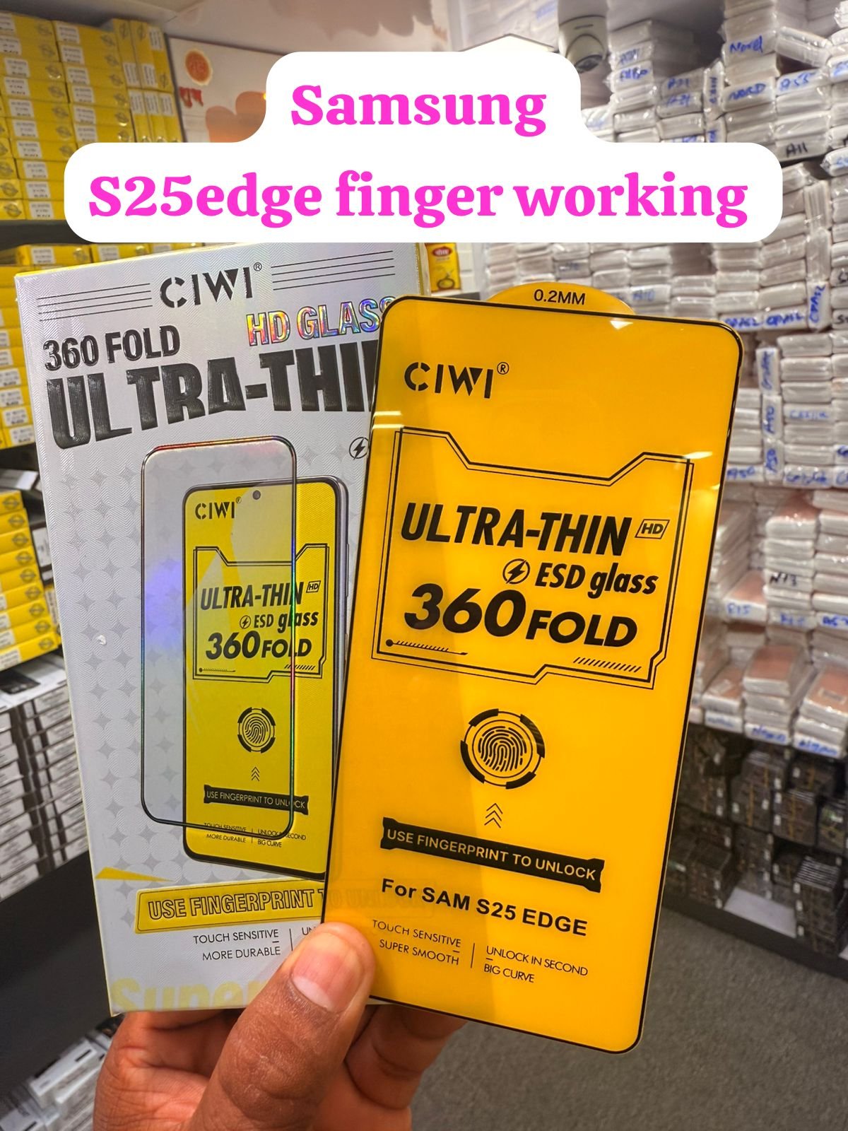 FINGER WORKINFG GLASS